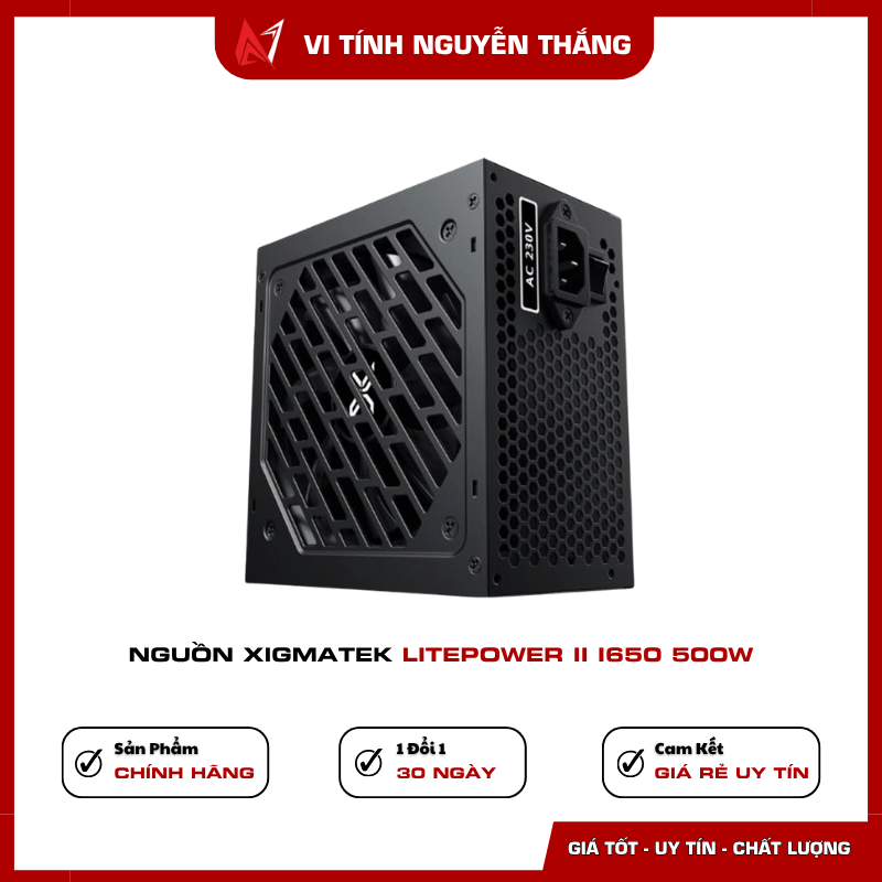 Cổng kết nối nguồn Xigmatek Litepower II i650 500W