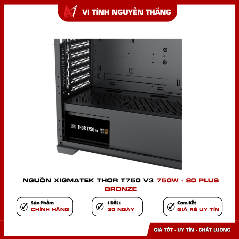 Nguồn Xigmatek Thor T750 V3 có bảo vệ SCP OPP UVP OVP