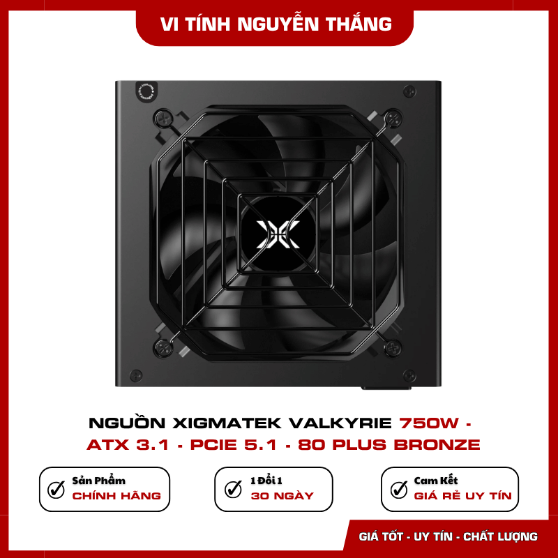 Nguồn Xigmatek Valkyrie 750W 80 Plus Bronze
