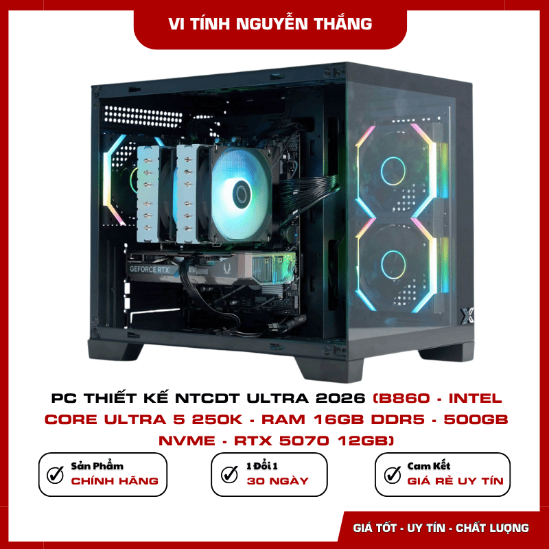 SSD NVMe 500GB của PC Thiết Kế NTCDT Ultra 2026