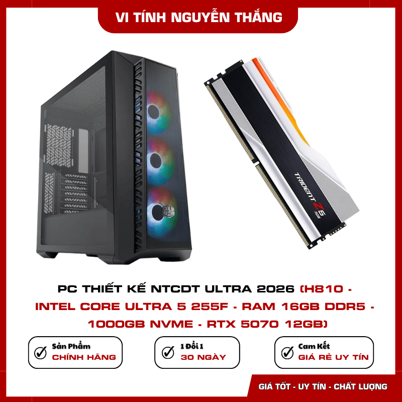 Card đồ họa RTX 5070 12GB trên PC NTCDT Ultra 2026