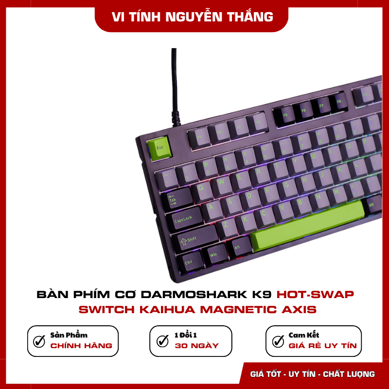 Kết nối có dây Darmoshark K9 Magnetic Switch