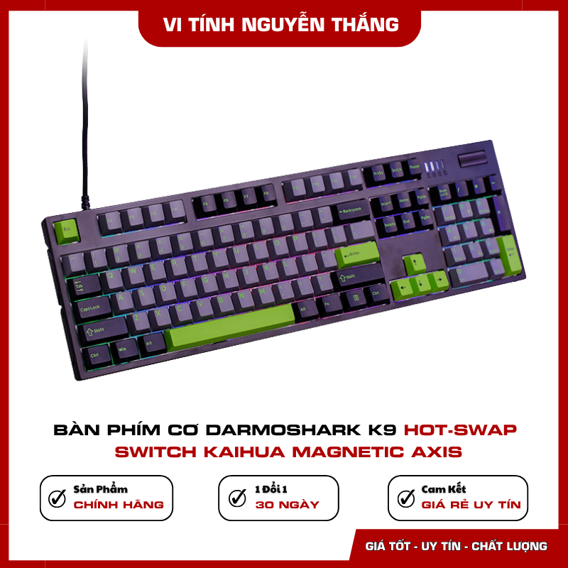 Keycap PBT Double-shot Darmoshark K9 RGB
