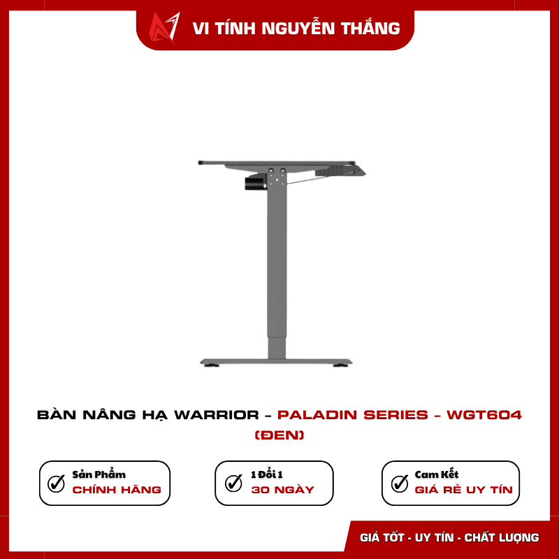 Bàn nâng hạ WARRIOR WGT604 phù hợp làm việc và chơi game