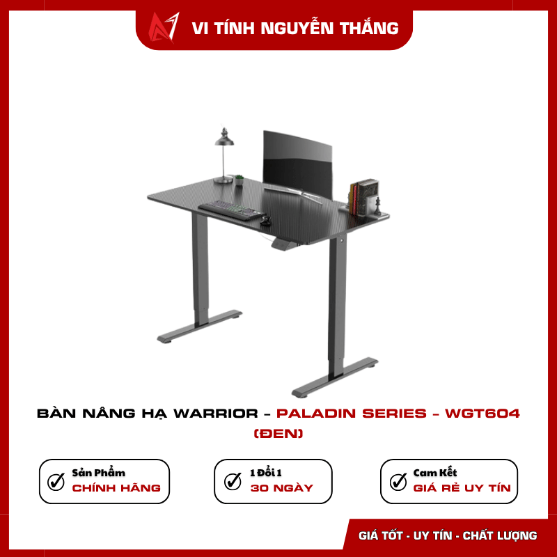 Chân bàn chữ T WARRIOR Paladin WGT604 chịu tải tốt
