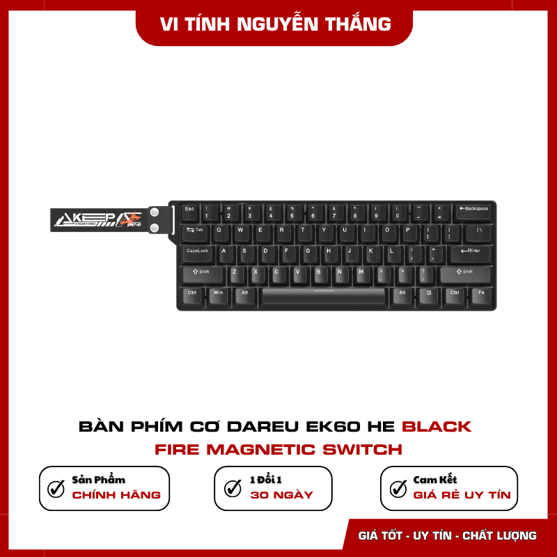 Fire Magnetic Switch trên bàn phím DAREU EK60 HE Black