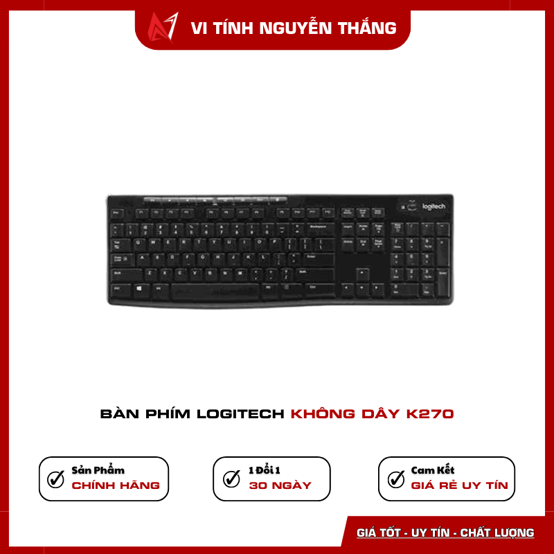 Bàn phím Logitech K270 không dây
