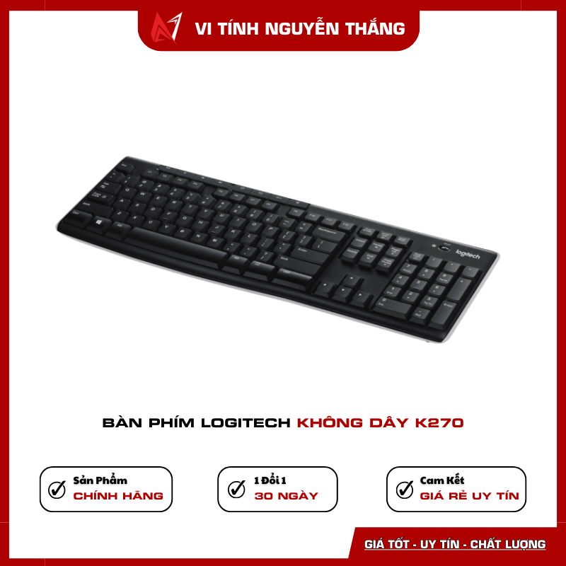 Bàn phím Logitech K270 pin bền