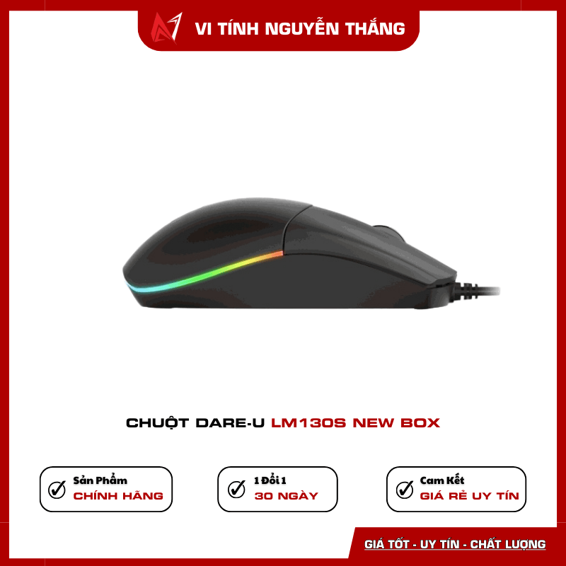 Chuột Dare-U LM130S bền bỉ