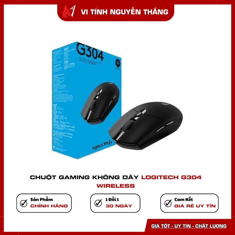 Chuột Gaming Không Dây Logitech G304 Wireless