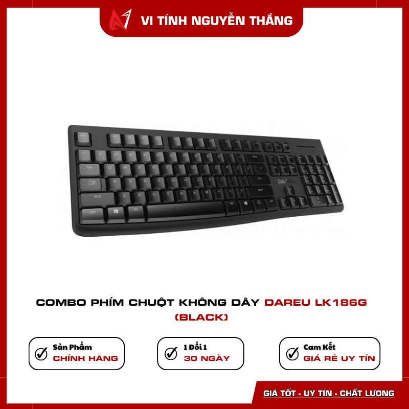 Combo DareU LK186G Black