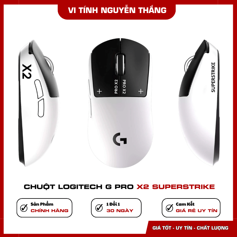 Thiết kế Logitech G Pro X2 SUPERSTRIKE trọng lượng 60g