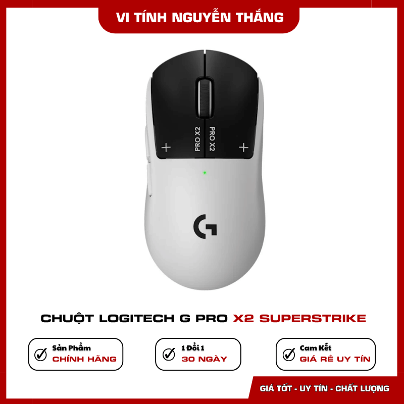 Chuột Logitech G Pro X2 SUPERSTRIKE công nghệ HITS