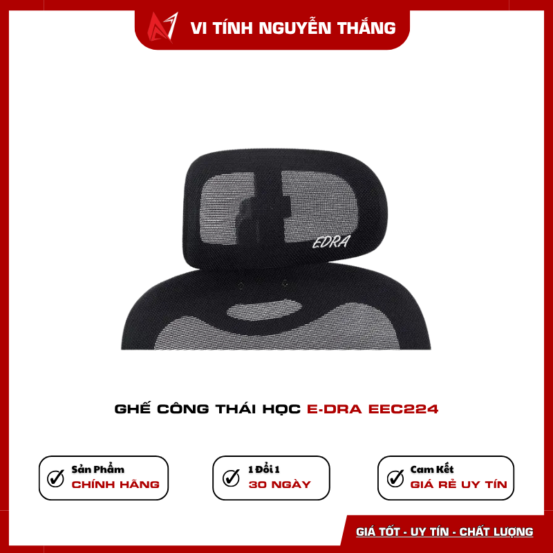 Ghế công thái học E-Dra EEC224 trụ Class 4 chân kim loại bánh xe PU