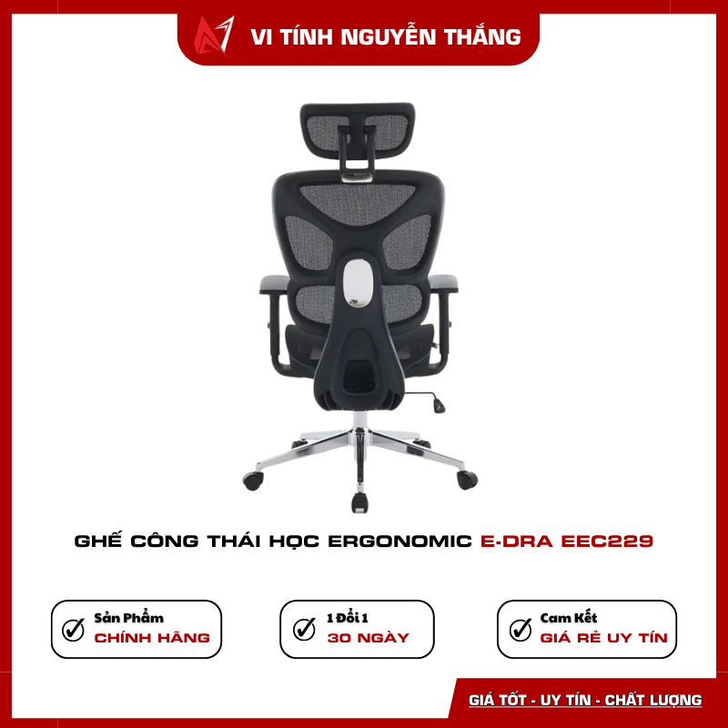Ghế công thái học E-Dra EEC229 ngả lưng 135 độ
