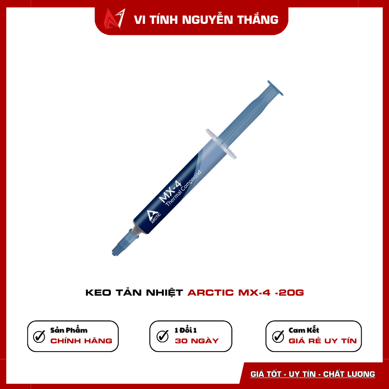 Keo tản nhiệt Arctic MX-4 20g dễ sử dụng