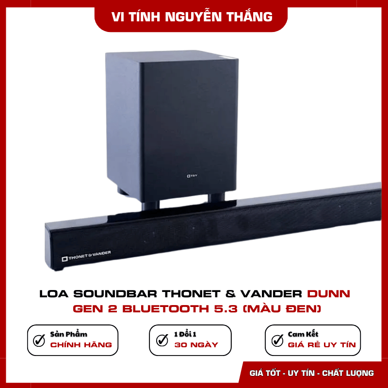 Loa Soundbar Thonet Vander Dunn Gen 2 hệ thống âm thanh 2.1