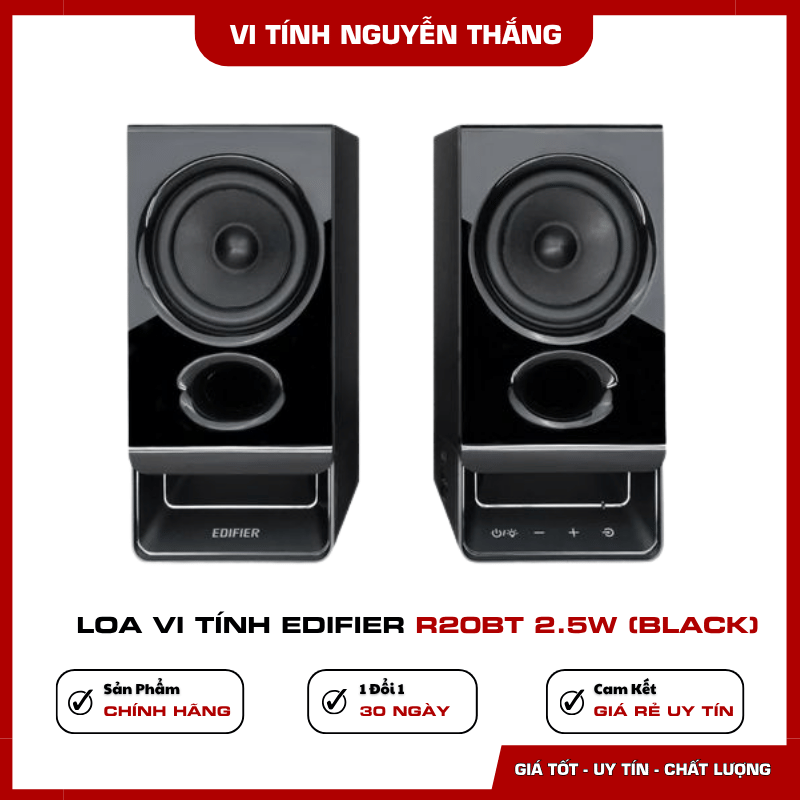 Hiệu ứng ánh sáng trên Loa Vi Tính Edifier R20BT Black