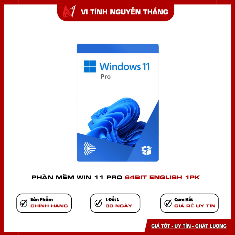 Phần mềm Windows 11 Pro 64bit English 1PK