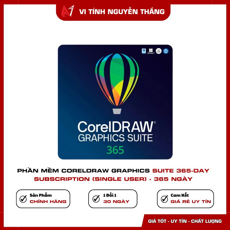 Phần mềm CorelDRAW Graphics Suite 365-Day Subscription Single User