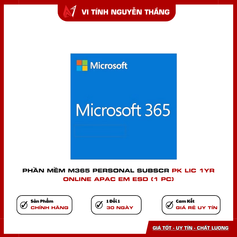 Microsoft 365 Personal Online APAC EM ESD kích hoạt online
