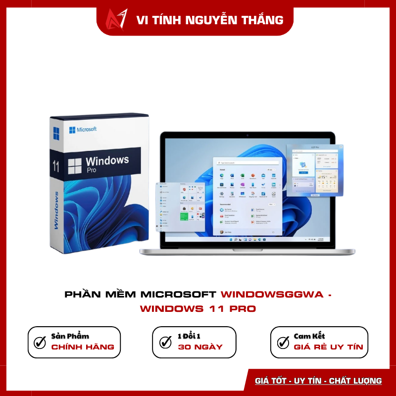 Windows 11 Pro giao diện hiện đại dễ sử dụng