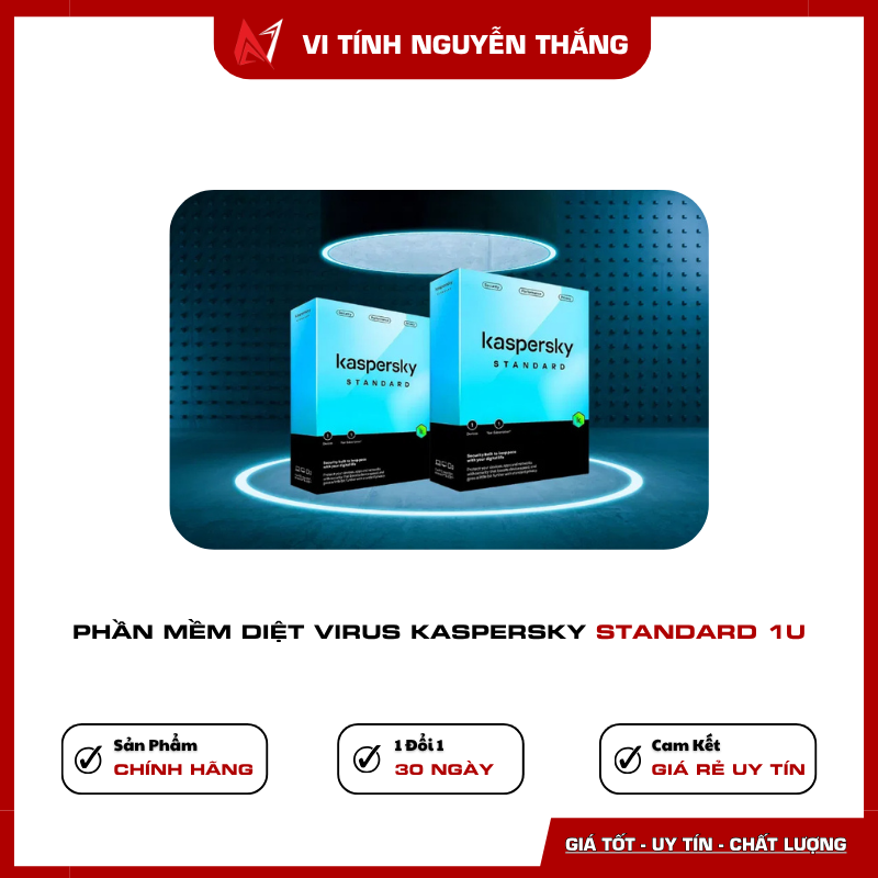 Kaspersky Standard Safe Money Kaspersky Standard 1U Safe Money bảo vệ giao dịch trực tuyến