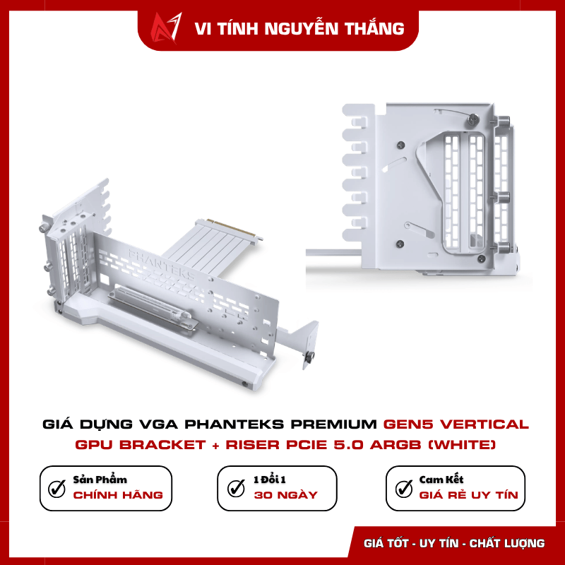 Phanteks Premium Gen5 Vertical GPU Bracket hỗ trợ VGA dài 365mm