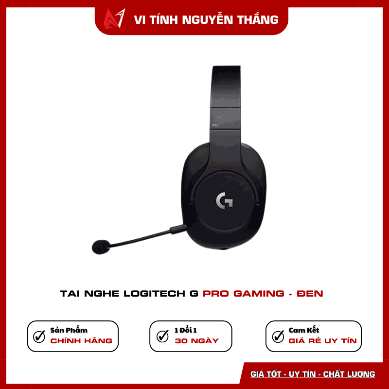 Tai nghe Logitech G Pro Gaming Đen
