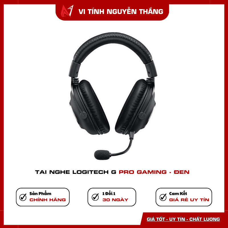Tai nghe Logitech G Pro Gaming Đen
