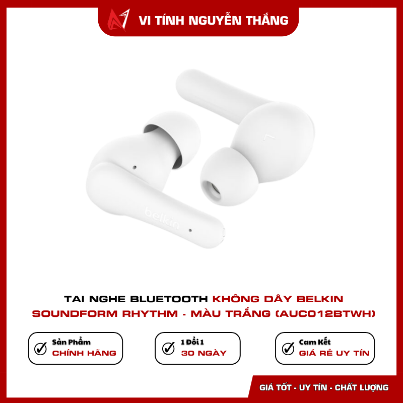 Tai nghe Belkin AUC012BTWH ho tro Bluetooth 5.3 va multipoint