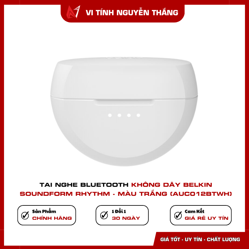 Tai nghe Bluetooth Belkin SoundForm Rhythm dam thoai ro rang IPX5