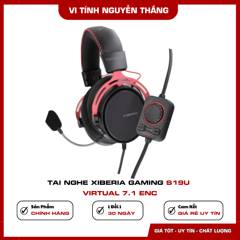 Tai nghe XIBERIA S19U Virtual 7.1 với củ loa 50mm