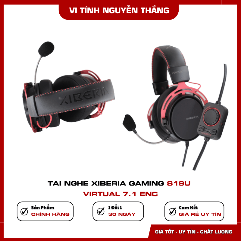 Tai nghe XIBERIA S19U kết nối USB dây dài 2,2m