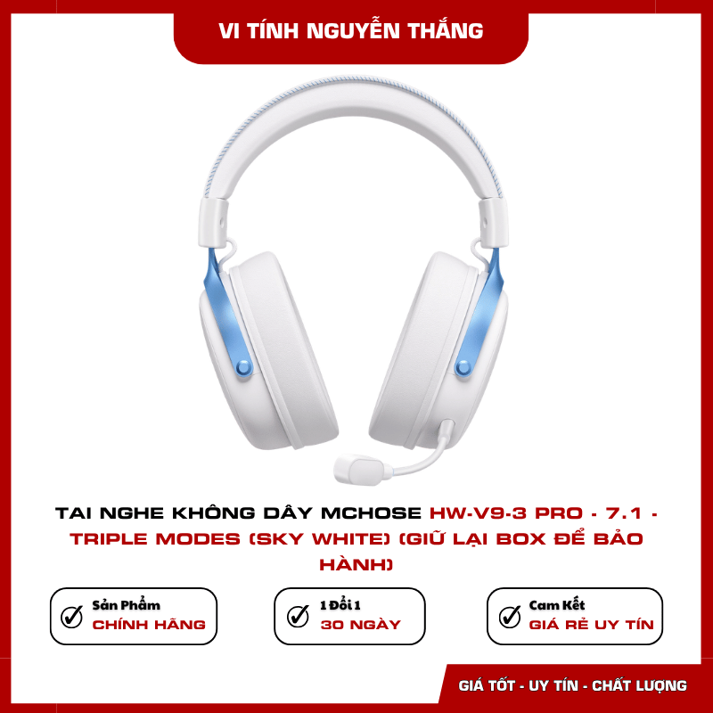 Microphone AI khử tiếng ồn MCHOSE HW-V9-3 Pro