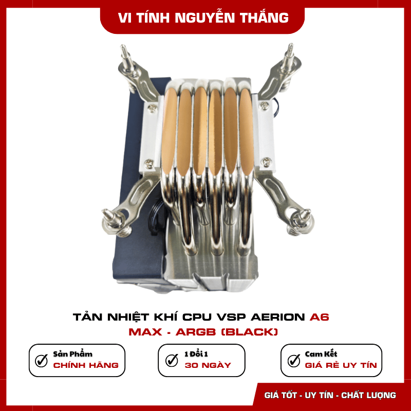 Hệ thống ARGB Sync và Top Cover LED VSP AERION A6 MAX