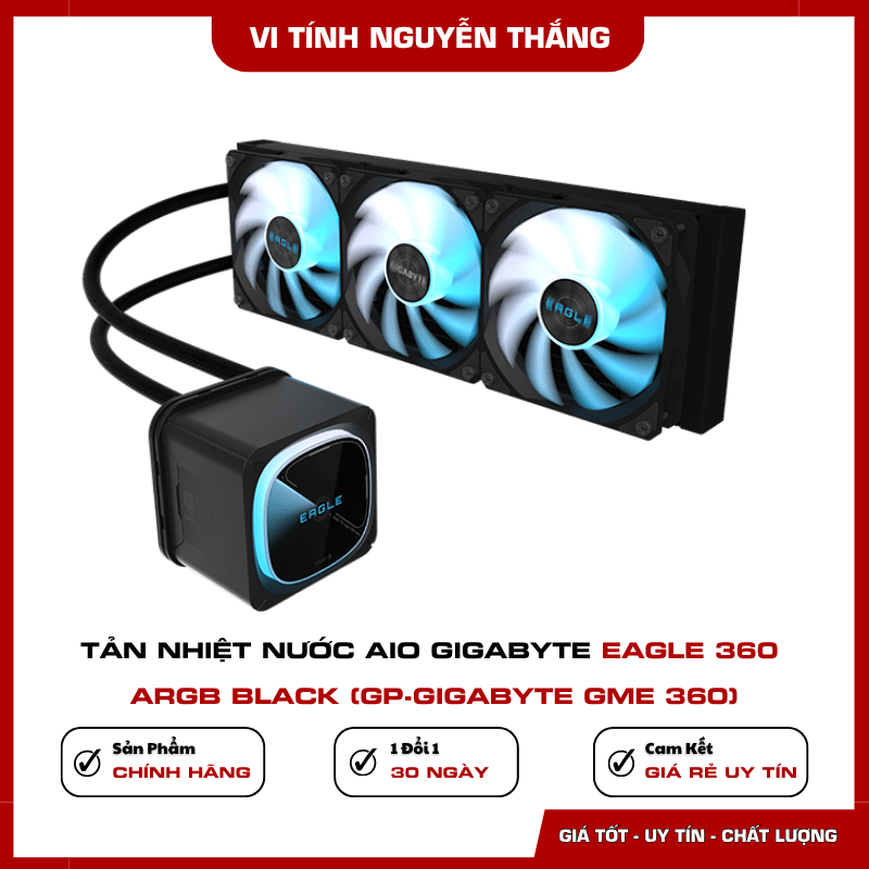 Ba quạt 120mm ARGB của GIGABYTE EAGLE 360