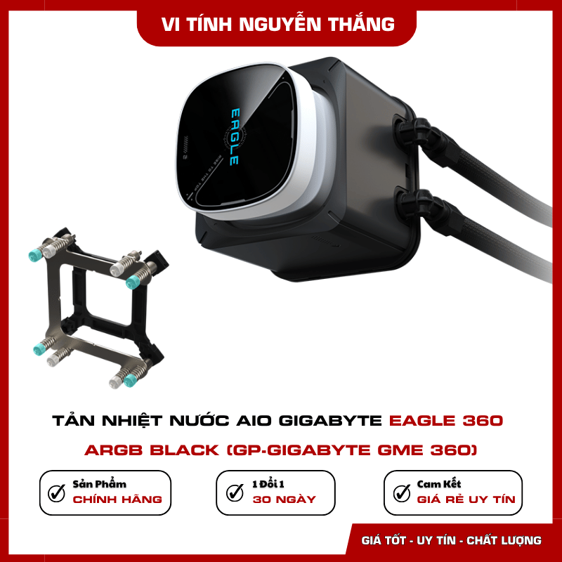 Thiết kế nắp bơm nam châm GIGABYTE EAGLE 360