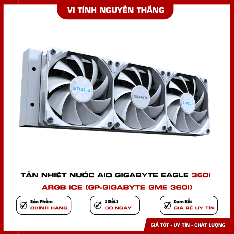 Ống dẫn FEP bọc nylon GIGABYTE EAGLE 360I ARGB ICE