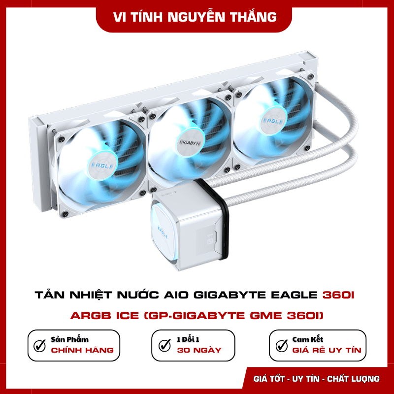 Tản nhiệt GIGABYTE EAGLE 360I ARGB ICE hỗ trợ Intel AMD