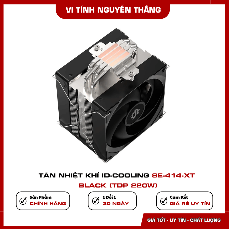 Tản nhiệt khí ID-Cooling SE-414-XT BLACK TDP 220W