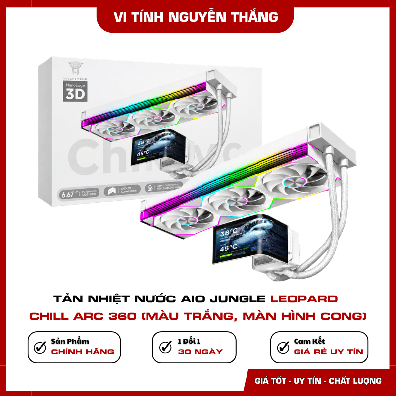 Ba quạt ARGB 120mm Jungle Leopard Chill Arc 360