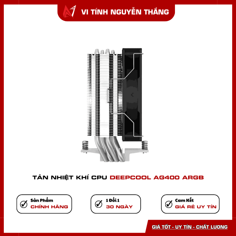 Tản nhiệt khí DeepCool AG400 ARGB chính hãng