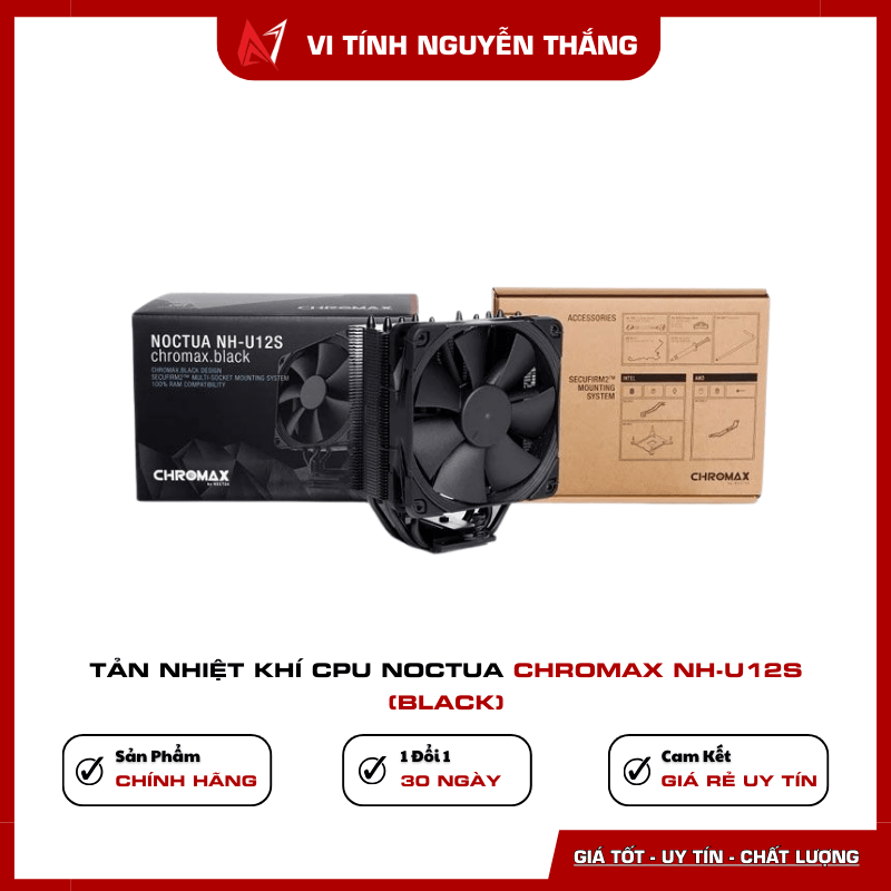 Tản nhiệt khí CPU Noctua Chromax NH-U12S Black