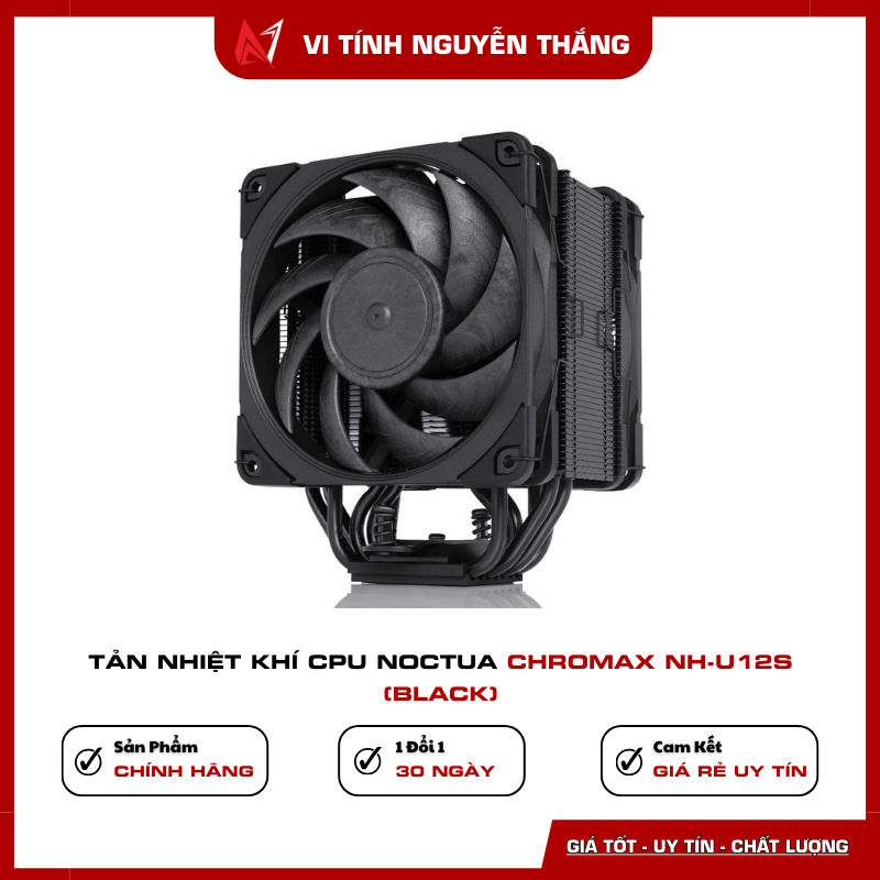 Tản nhiệt khí CPU Noctua Chromax NH-U12S Black