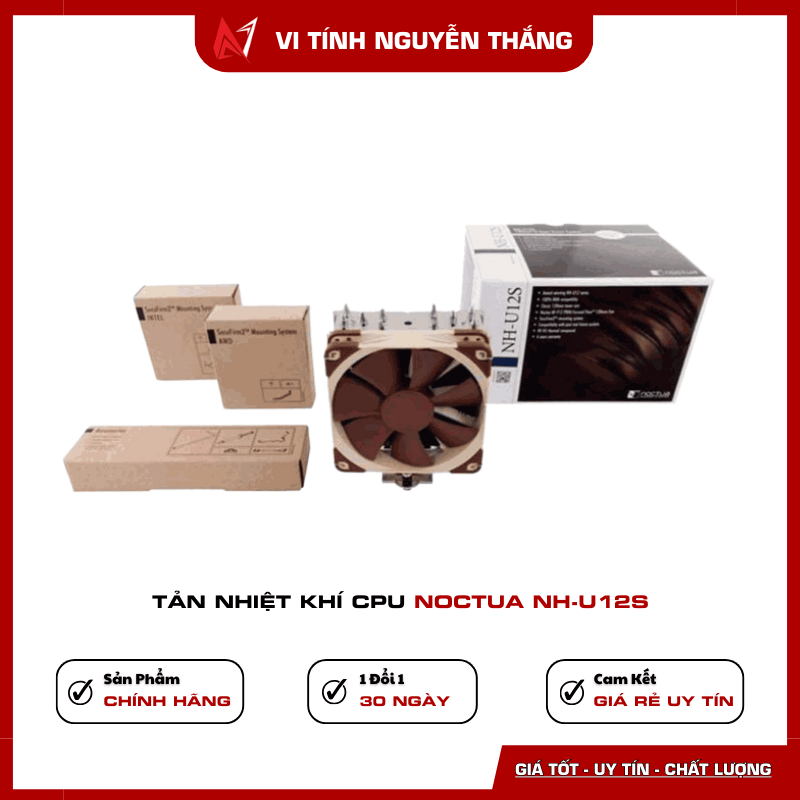 Lắp đặt tản nhiệt Noctua NH-U12S