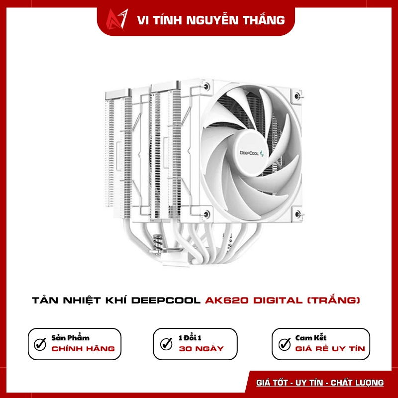 Tản nhiệt khí DeepCool AK620 Digital Trắng