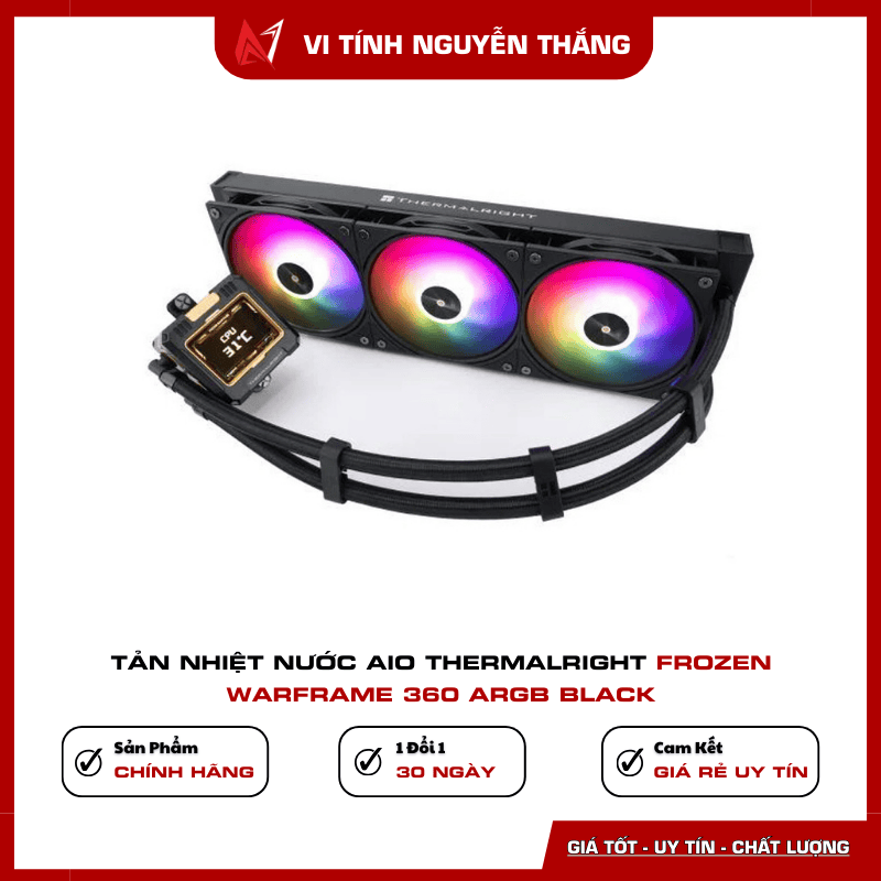 Tản nhiệt nước AIO Thermalright Frozen Warframe 360 ARGB Black