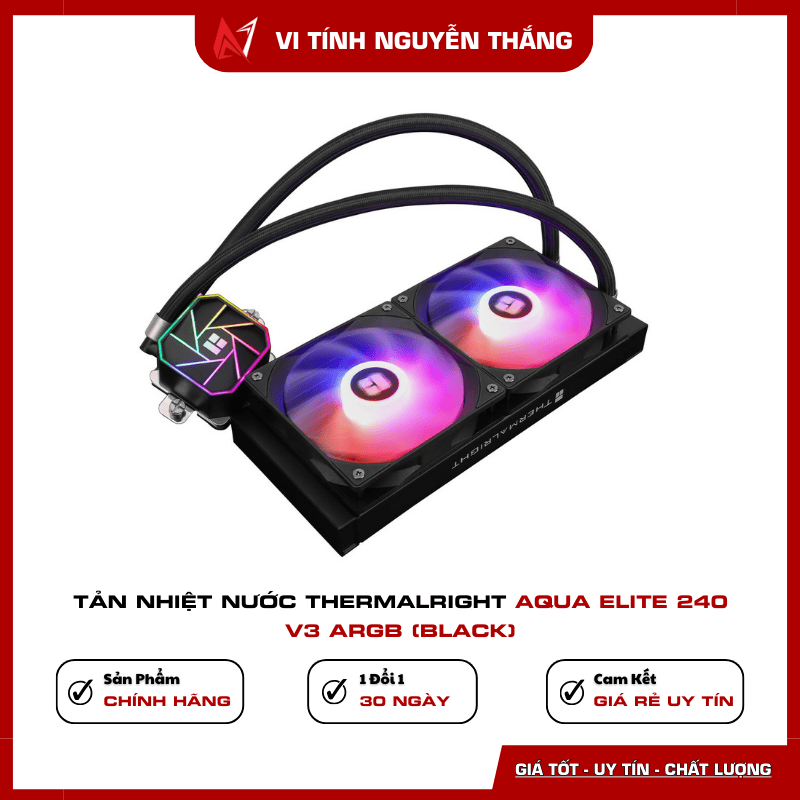 Tản nhiệt nước Thermalright Aqua Elite 240 V3 ARGB Black
