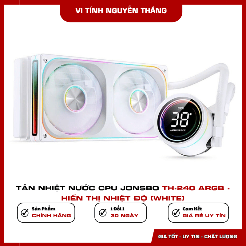 Tản nhiệt nước Jonsbo TH-240 ARGB White radiator 240mm